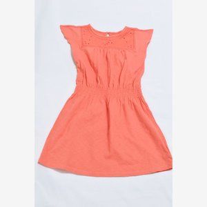Girl's Size S(6/7) Orange/Peach Summer Dress